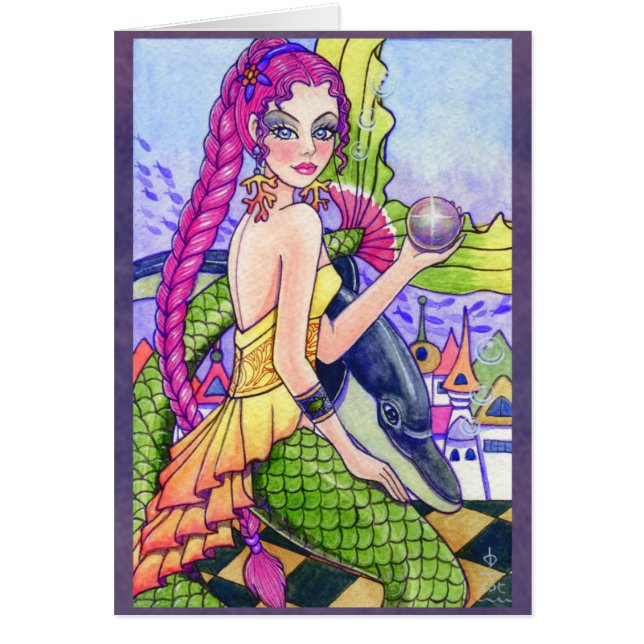 Imaginaire féerique de mer de sirène par Ann (Devant)