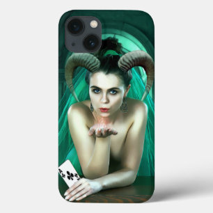 Imaginaire femme jouant au Coque de poker-coque ip