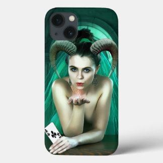 Imaginaire femme jouant au Coque de poker-coque ip