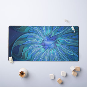 Imaginaire Fleur Bleue Motif, Art Fractal Abstrait