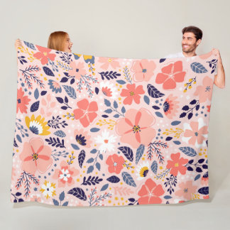 Imaginaire floral 60x80 Couverture polaire
