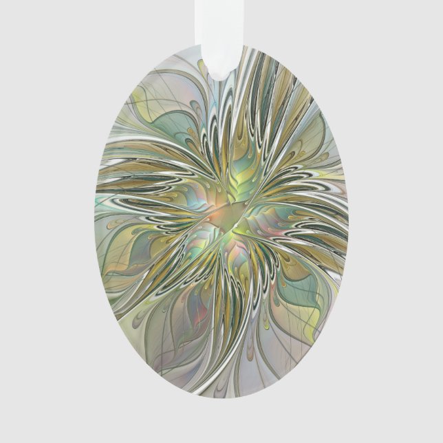 Imaginaire Floral Fleur Art Fractal Moderne Avec O (devant)