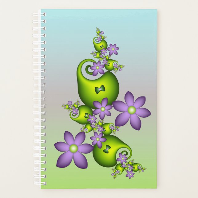 Imaginaire Floral Fleurs Lilac Formes vertes Fract (Devant)