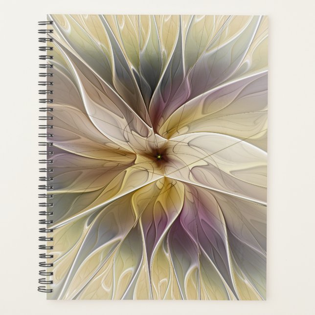 Imaginaire Floral Gold Eggplant Art Fractal Abstra (Devant)
