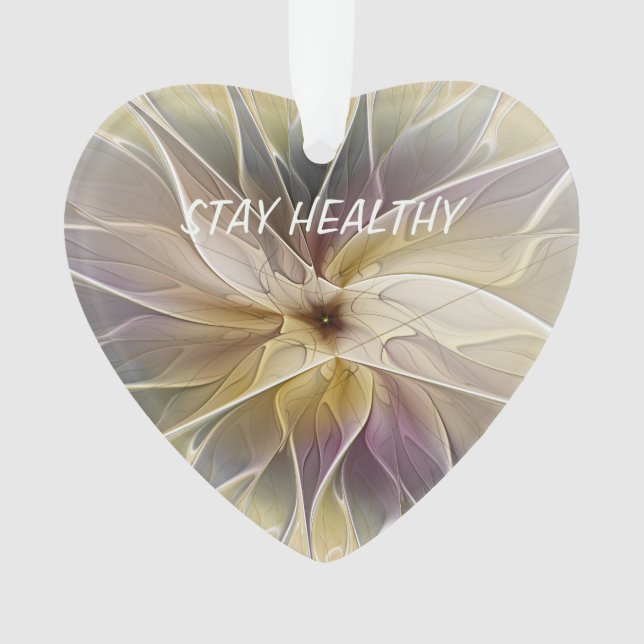Imaginaire Floral Gold Eggplant Texte d'art Abstra (devant)