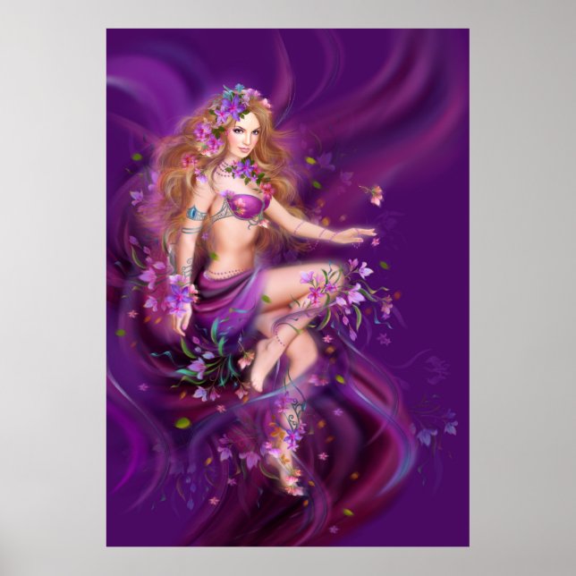 imaginaire Flower fairy. Affiche (Devant)