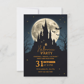 Imaginaire foncé Invitation de la fête d'Halloween