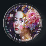 Imaginaire Glam Femme Pop Art Horloge<br><div class="desc">Imaginaire Glam Femme Pop Art</div>