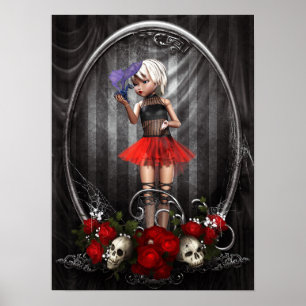 imaginaire goth poupée poster fille