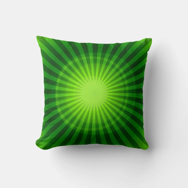 Imaginaire Green Art Design Coussin Abstrait 20 (Recto)