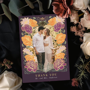 Imaginaire Jardin enchanté Carte de remerciements 