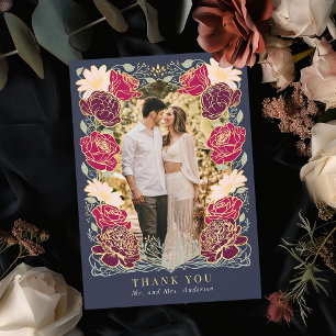 Imaginaire Jardin enchanté Carte de remerciements 