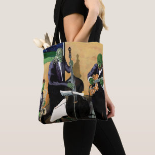 Imaginaire Jazz Blues Musiciens Sac fourre-tout gr