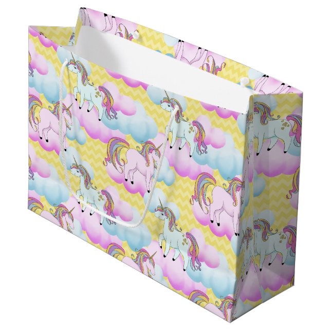Imaginaire licorne filles motif sac de fête (Devant Angle)