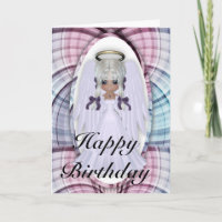 Imaginaire Little Angel Bonne Carte de voeux d'ann
