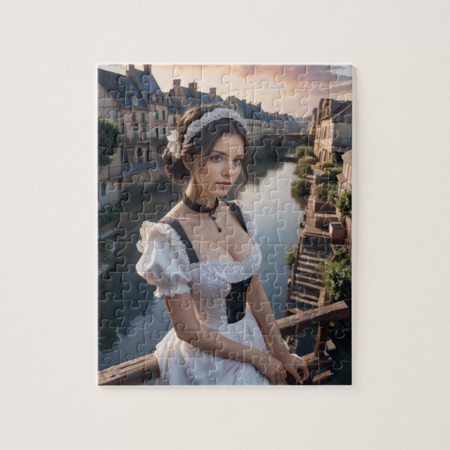Imaginaire MAID FRANÇAIS JIGSAW PUZZLE (Vertical)