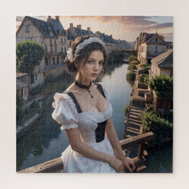 Imaginaire MAID FRANÇAIS JIGSAW PUZZLE (Vertical)