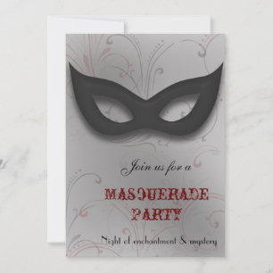 Imaginaire Masquerade party Invitation