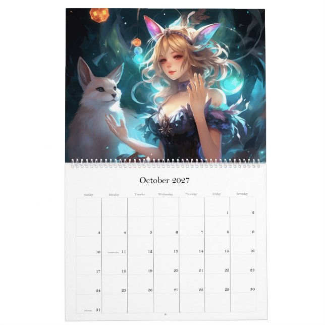 Imaginaire Mondes Anime 2024 Calendrier (Oct 2027)