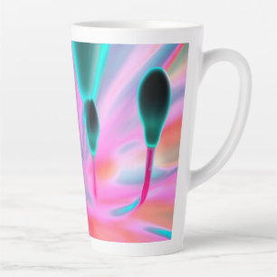 Imaginaire Orchidée Bud Print Latte Mug