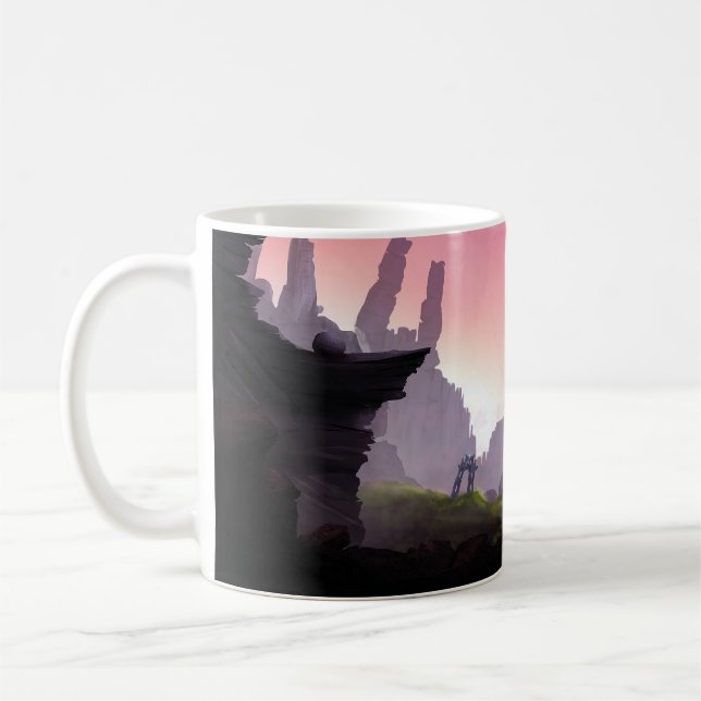 Imaginaire Paysage Concept Art Mug (Gauche)