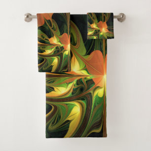Imaginaire Plante Abstrait rouille verte Brown fra