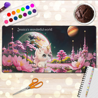Imaginaire rose fille Monde Unicorn