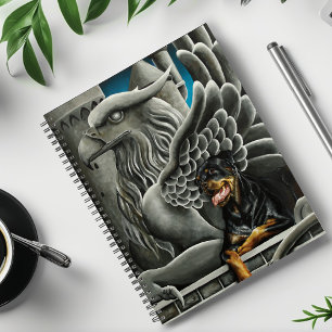 Imaginaire Rottweiler Chien Gargoyle