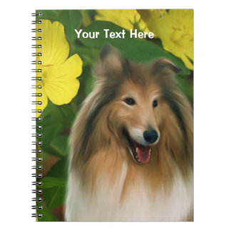 Imaginaire Sable Collie Carnet d'art chien
