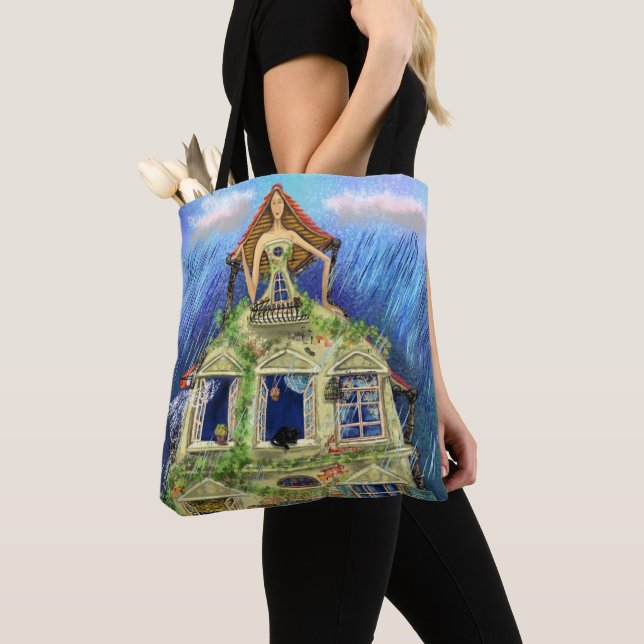 Imaginaire Sac fourre-tout de fille Magic House (De près)