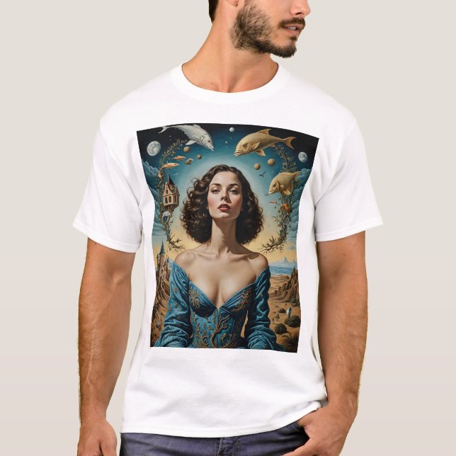 Imaginaire surréaliste Art élégant T-shirt (Devant)