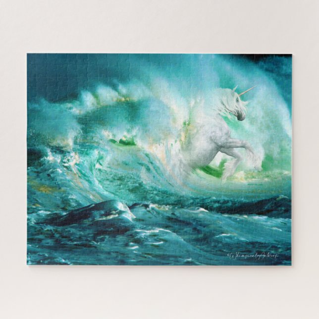 Imaginaire Unicorne de la mer 2 Jigsaw Puzzle (Horizontal)