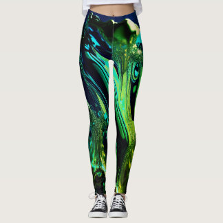 Imaginaire vert obsidien Leggings