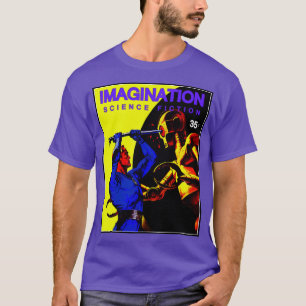 IMAGINATION Science Fiction Pulp T-shirt