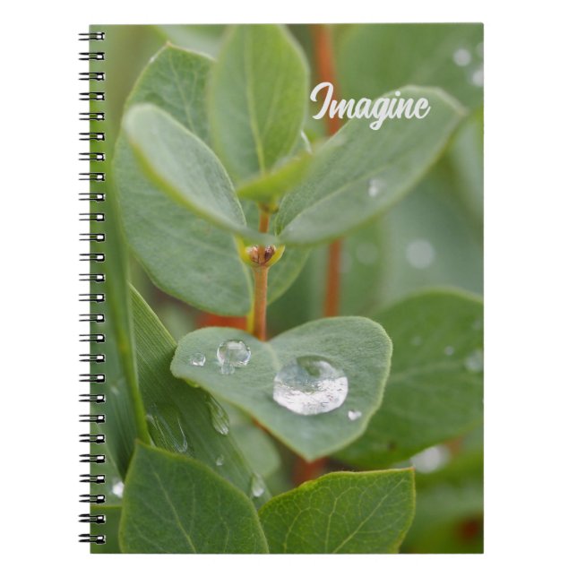 Imaginez Cahier de Notes Photo en Spirale de Goutt (Devant)