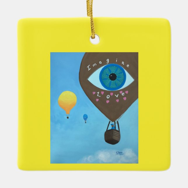 Imaginez l'amour, Ballons à air chaud, Ornements (Devant)