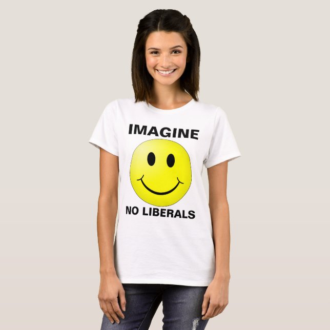 IMAGINEZ PAS DE T-shirts LIBÉRAUX (Devant entier)