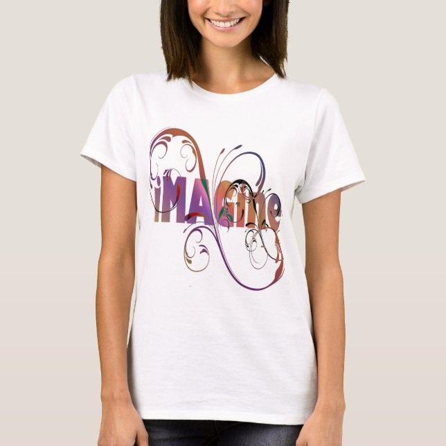 "Imaginez" T-shirt féminin (Devant)