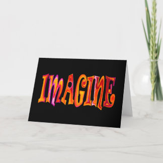 Imaginez une carte de voeux