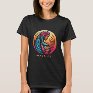 Imago Dei Image du T-shirt de base féminin de Dieu