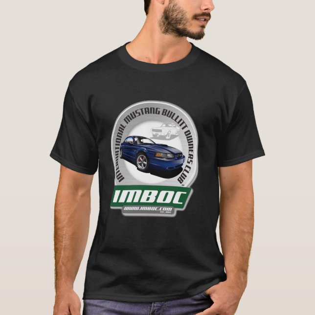 IMBOC '01 True Blue (Men) - Black T-Shirt (Devant)