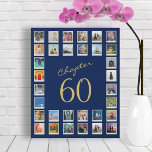 Imitation Canevas 60e anniversaire Chapitre 60 Collage de photos de<br><div class="desc">Vous cherchez un cadeau spécial de 60e anniversaire pour quelqu'un de spécial? Notre magnifique collage photo de famille d'empreintes de fausse toile est la façon parfaite de montrer votre amour et votre appréciation. Avec 32 photos, vous pouvez capturer des moments du passé et du présent, des rencontres familiales intimes et...</div>