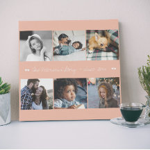 6 photo personnalisée collage votre famille de tex