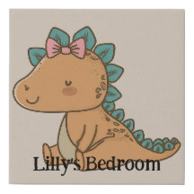 Adorable Petite fille Dinosaur - Design Dino migno