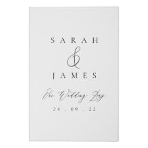 Affiche de bienvenue mariage