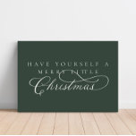 Imitation Canevas Amusez-Vous Un Joyeux Petit Noël Fau<br><div class="desc">Nous ajoutons toujours de nouveaux designs chaque jour !</div>