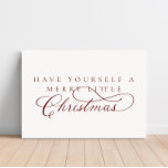 Imitation Canevas Amusez-Vous Un Joyeux Petit Noël Fau<br><div class="desc">Nous ajoutons toujours de nouveaux designs chaque jour !</div>