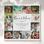 Imitation Canevas Bonus Mom StepMom Citation Script 12 Photo Collage<br><div class="desc">Personnalisez-vous avec 12 photos préférées et citez pour votre mère bonus pour créer un cadeau unique pour la fête des mères,  les anniversaires,  Noël,  baby showers,  ou tout jour que vous voulez montrer combien elle signifie pour vous. Montrez-lui combien elle est extraordinaire chaque jour. Conçu par Thisisnotme©.</div>