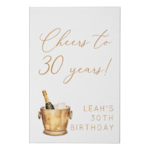 Bravo à 30 ans ! 30e anniversaire Champagne