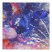 Chat Abstrait cosmique Dreamscape